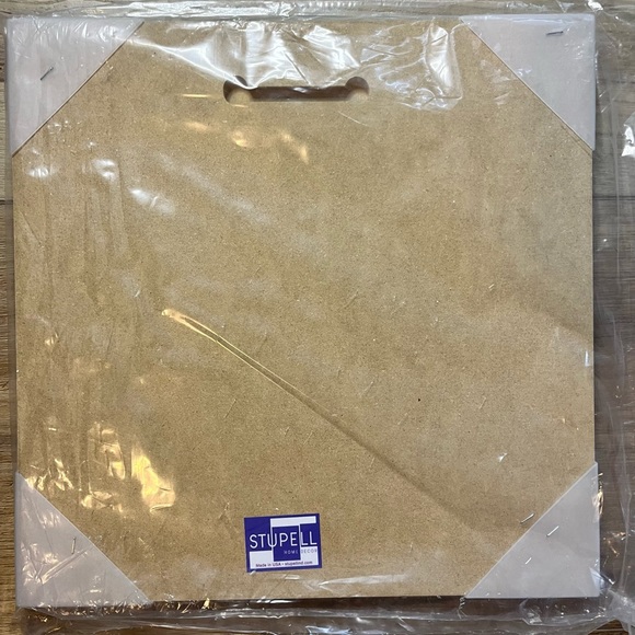 STUPELL MODERN WALL ART for the adventure Size 11.5” X 11.5” wood NWT - Picture 2 of 3